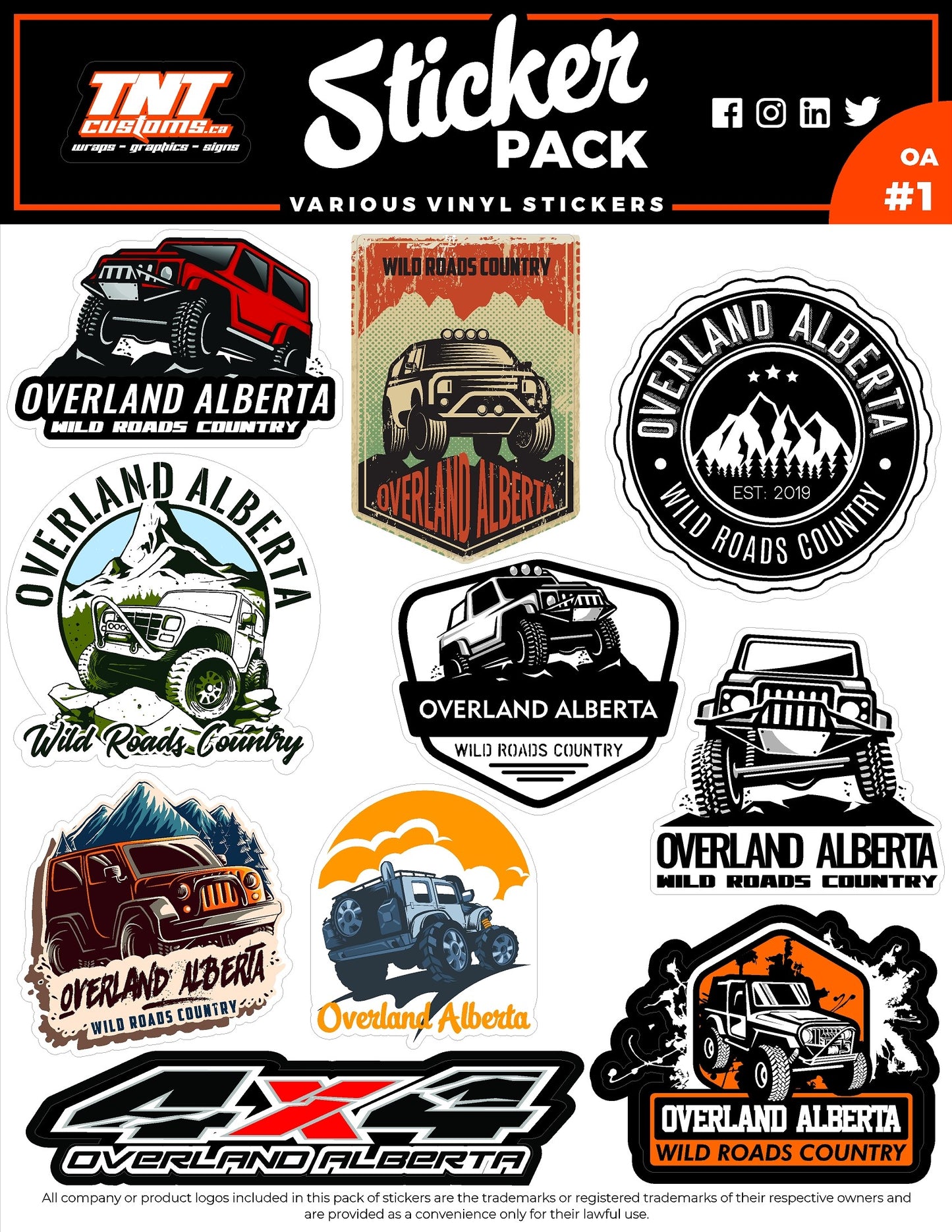 Sticker Packs (10)